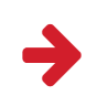 A bold red right-pointing arrow on a white background.